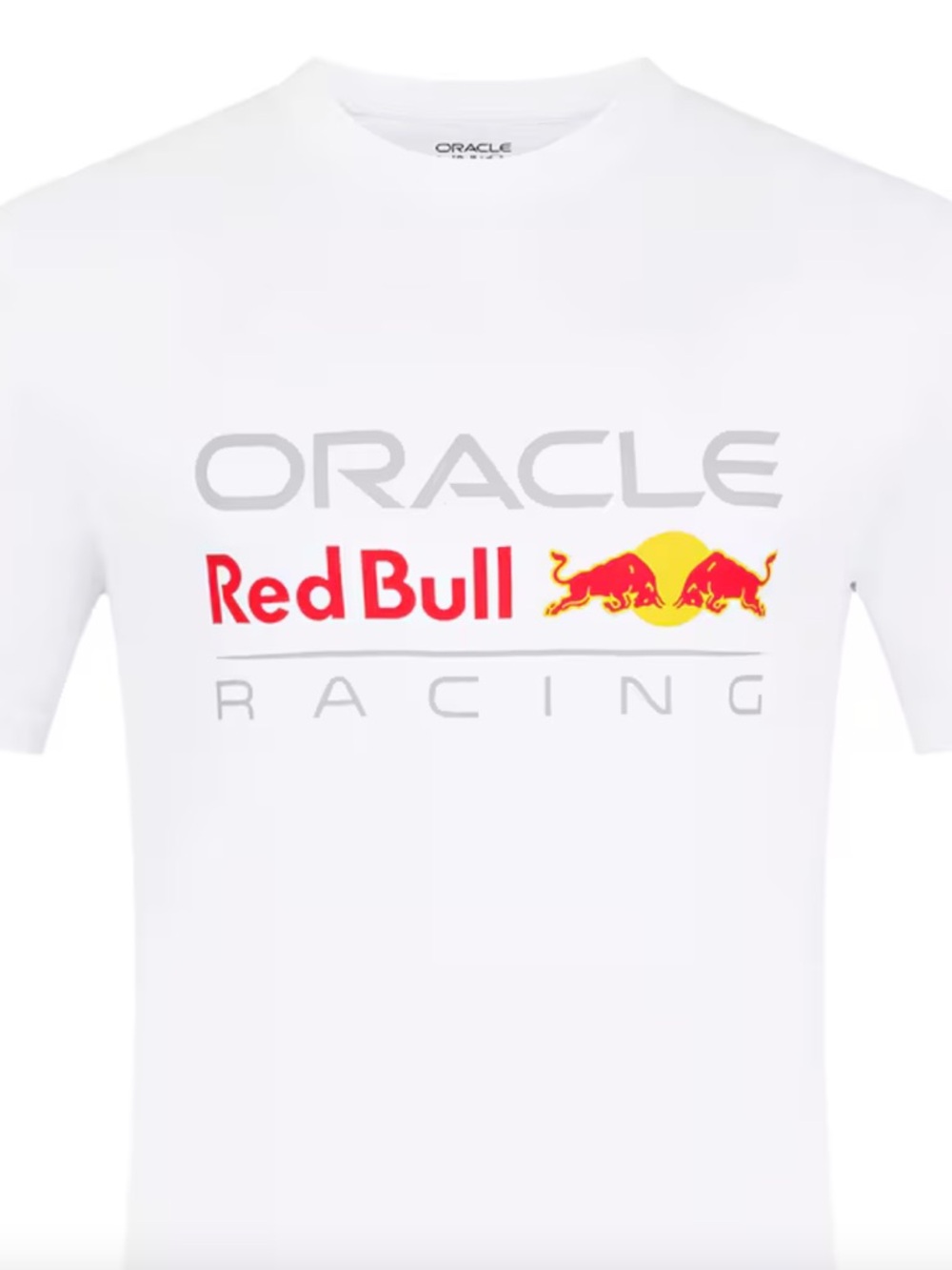 Authentic Red Bull Racing Formula 1 Core Logo T-Shirt - White (Unisex, US-L)